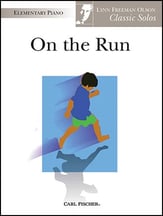 On the Run piano sheet music cover